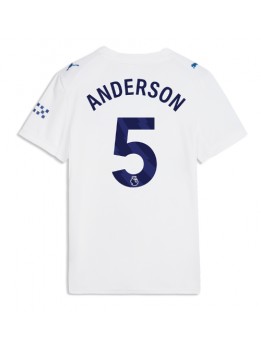 Manchester City Elliot Anderson #5 Replika Tredje Kläder Dam 2026-27 Kortärmad Manchester City Elliot Anderson #5 Replika Tredje Kläder Dam 2026-27 Kortärmad